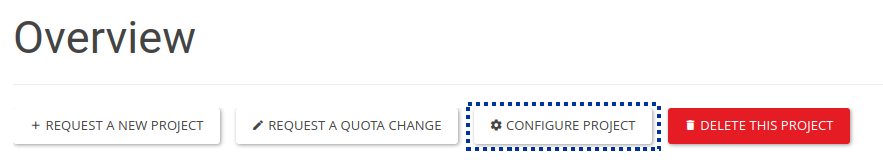 Configure Project Details